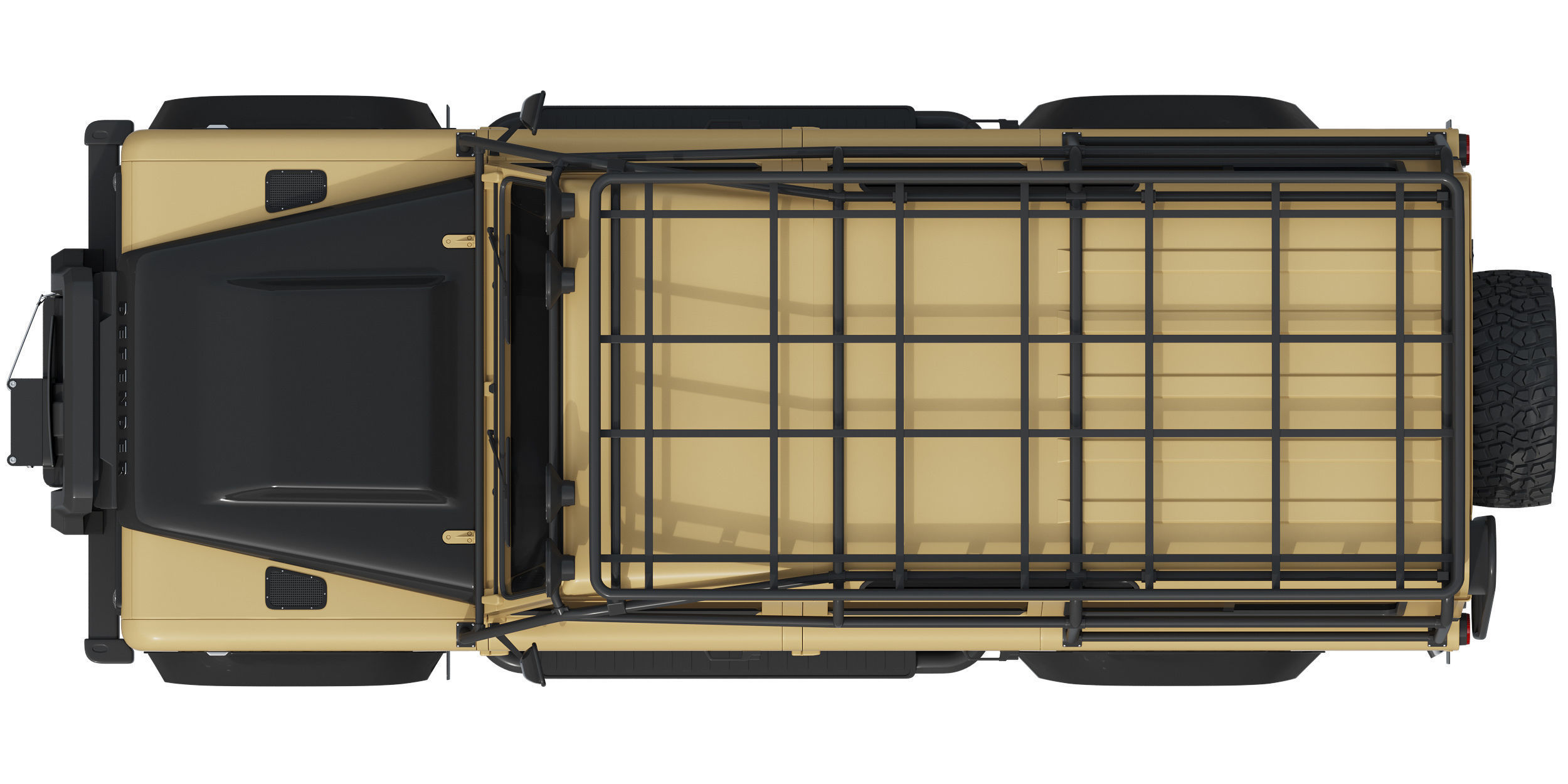 Land Rover Defender Works V8 Trophy 3D model_8