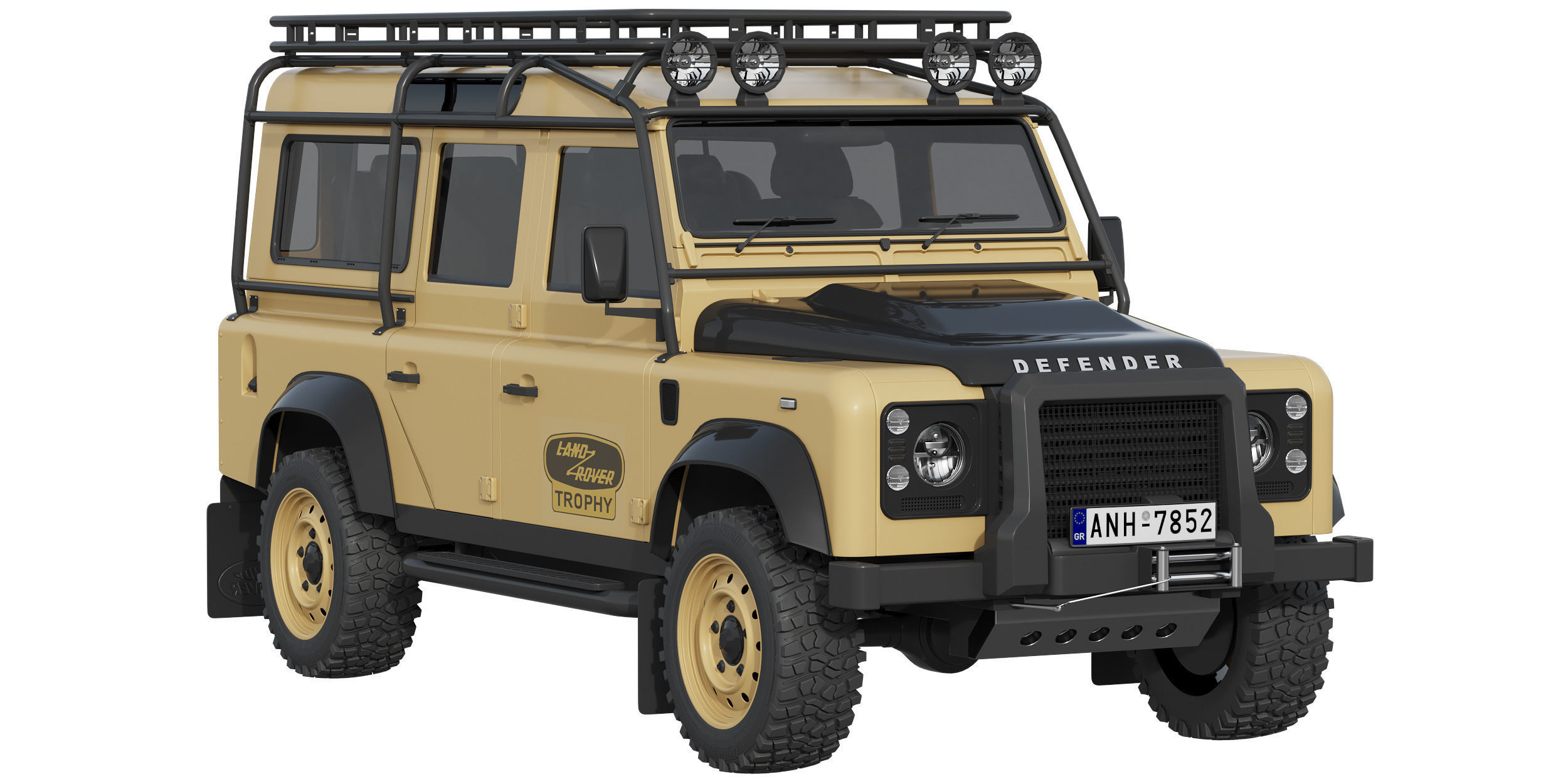 Land Rover Defender Works V8 Trophy 3D model_1