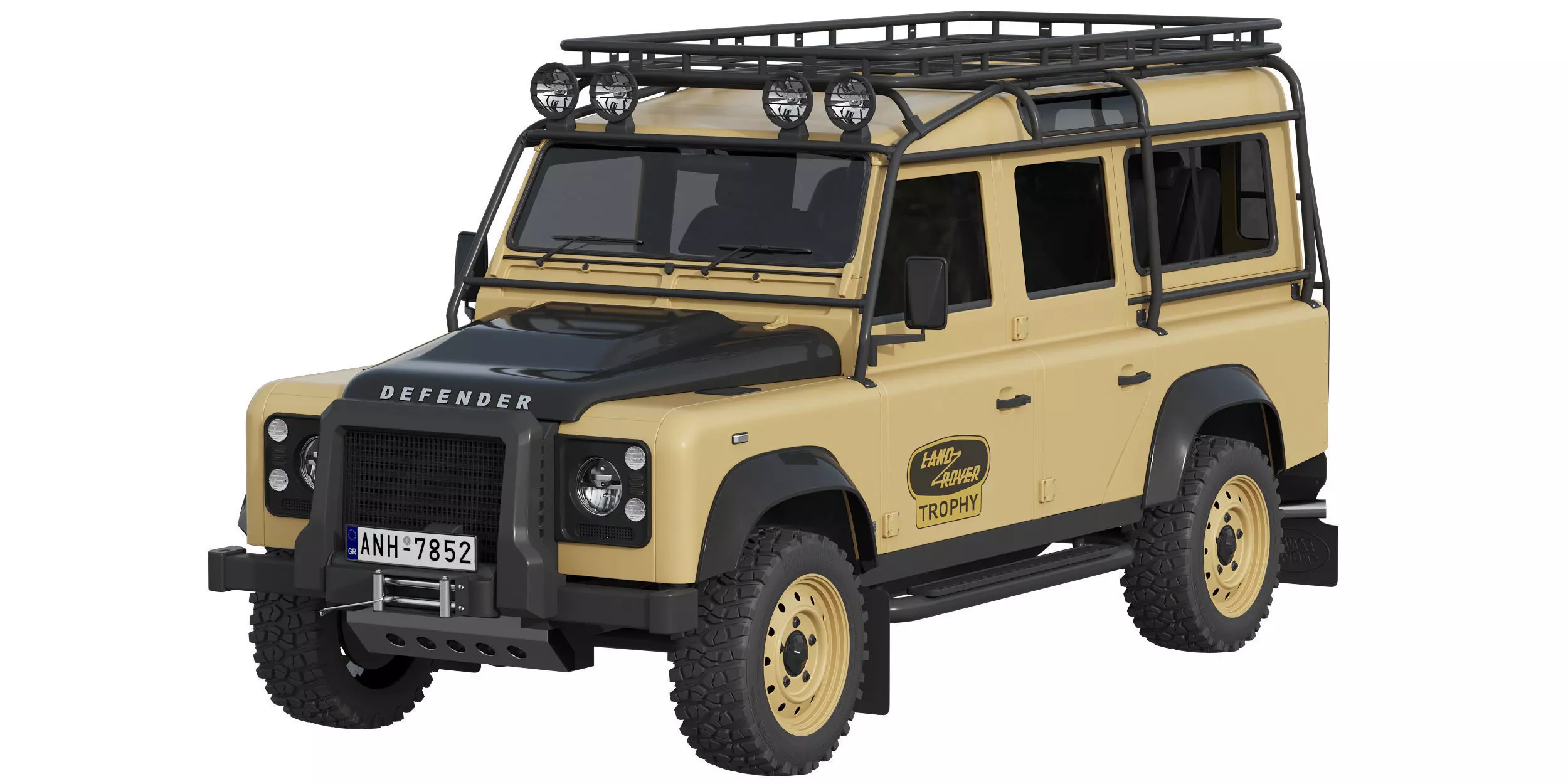 Land Rover Defender Works V8 Trophy 3D model_0