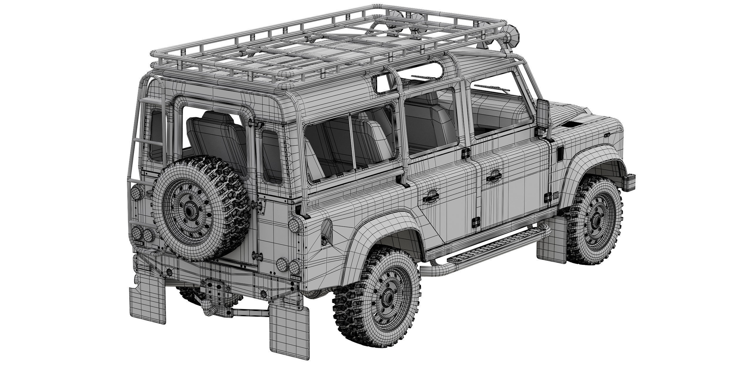 Land Rover Defender Works V8 Trophy 3D model_17