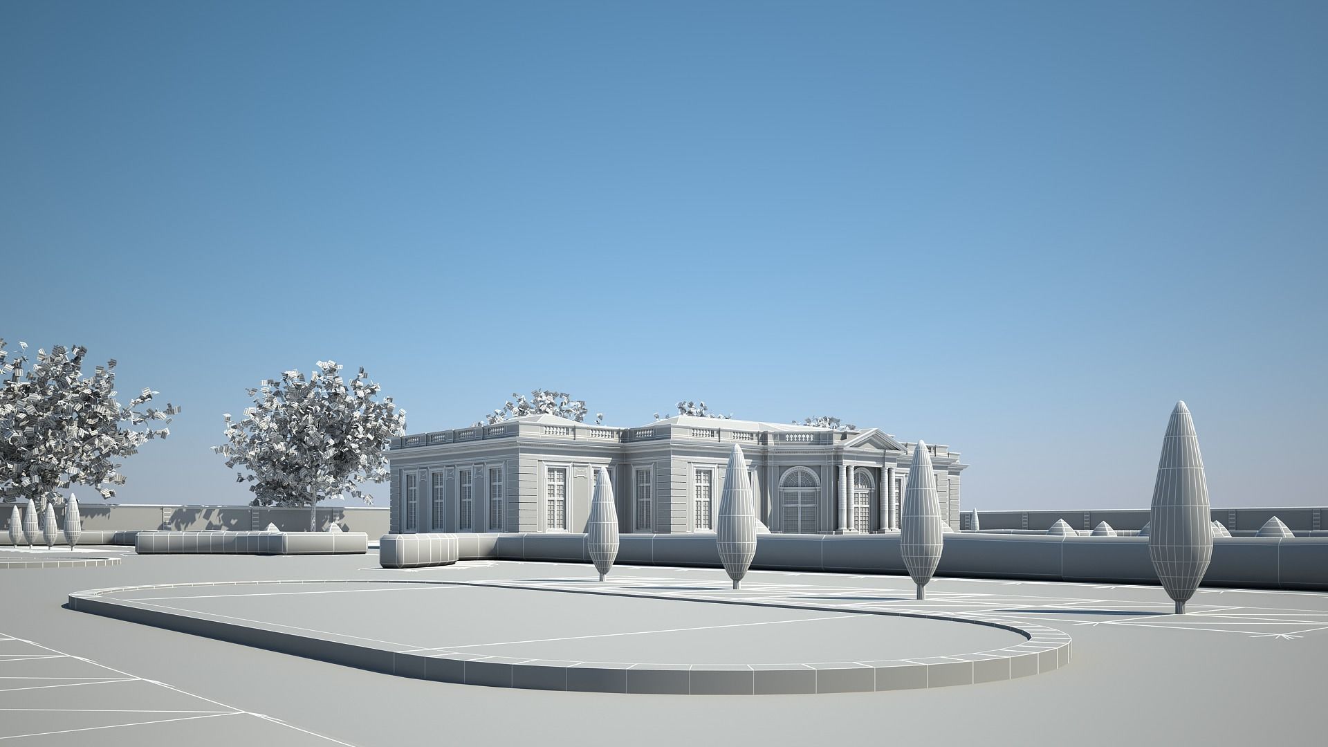 Classical Building IV 3D model_24