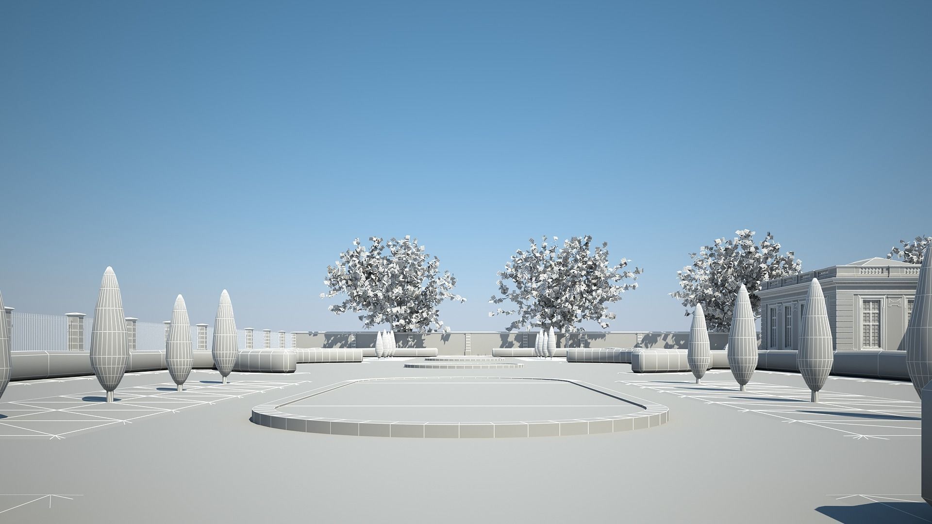 Classical Building IV 3D model_25