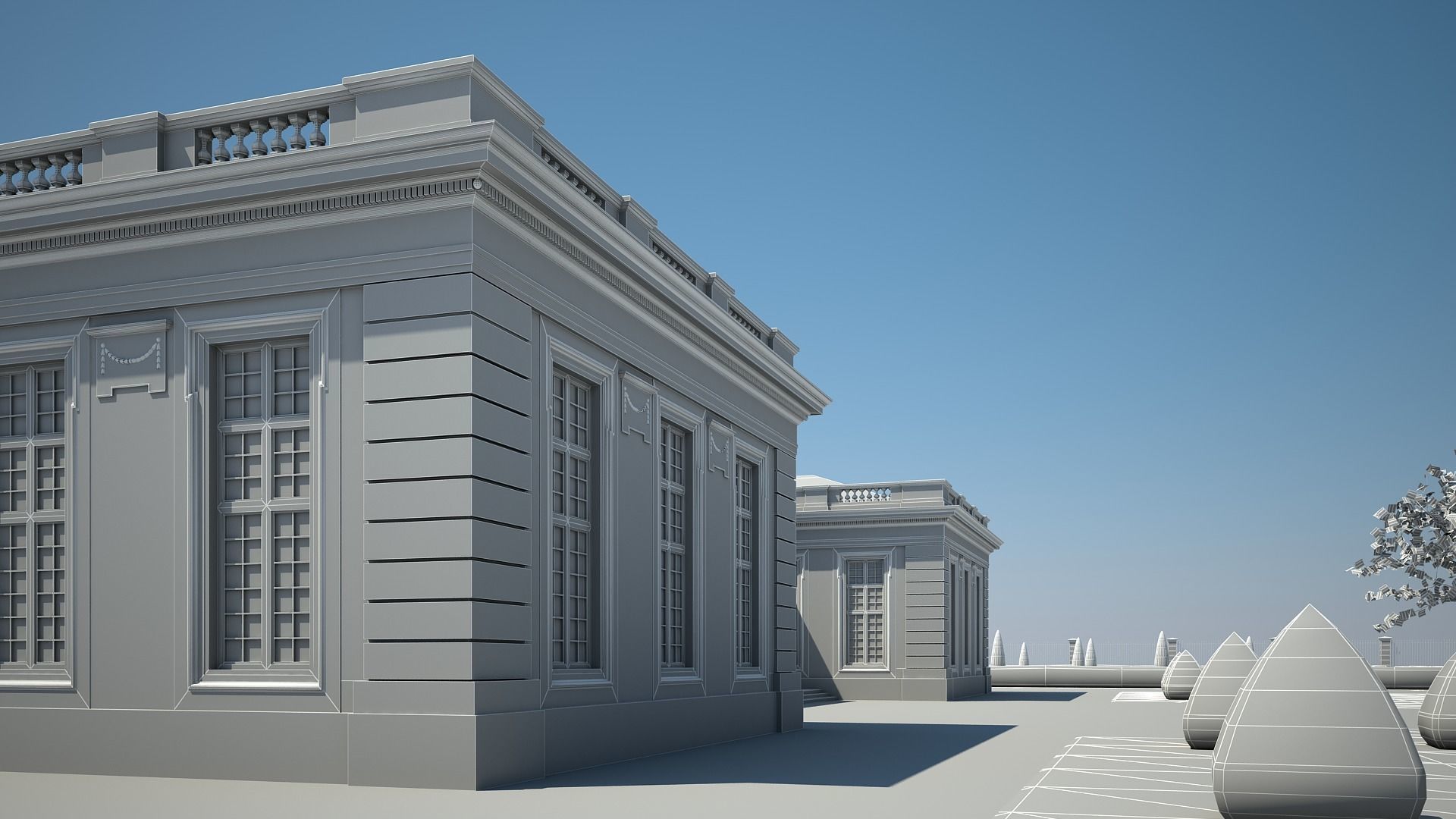 Classical Building IV 3D model_20