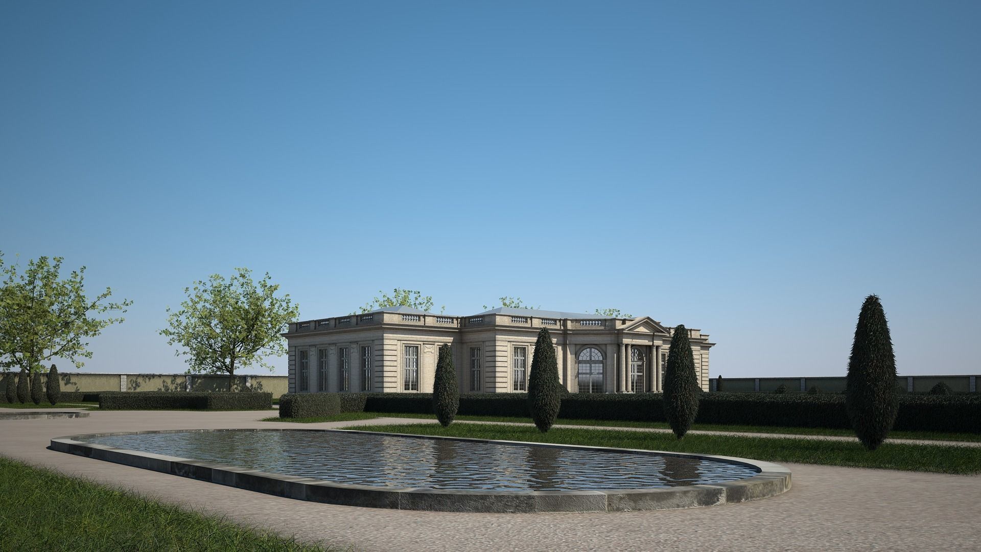 Classical Building IV 3D model_9