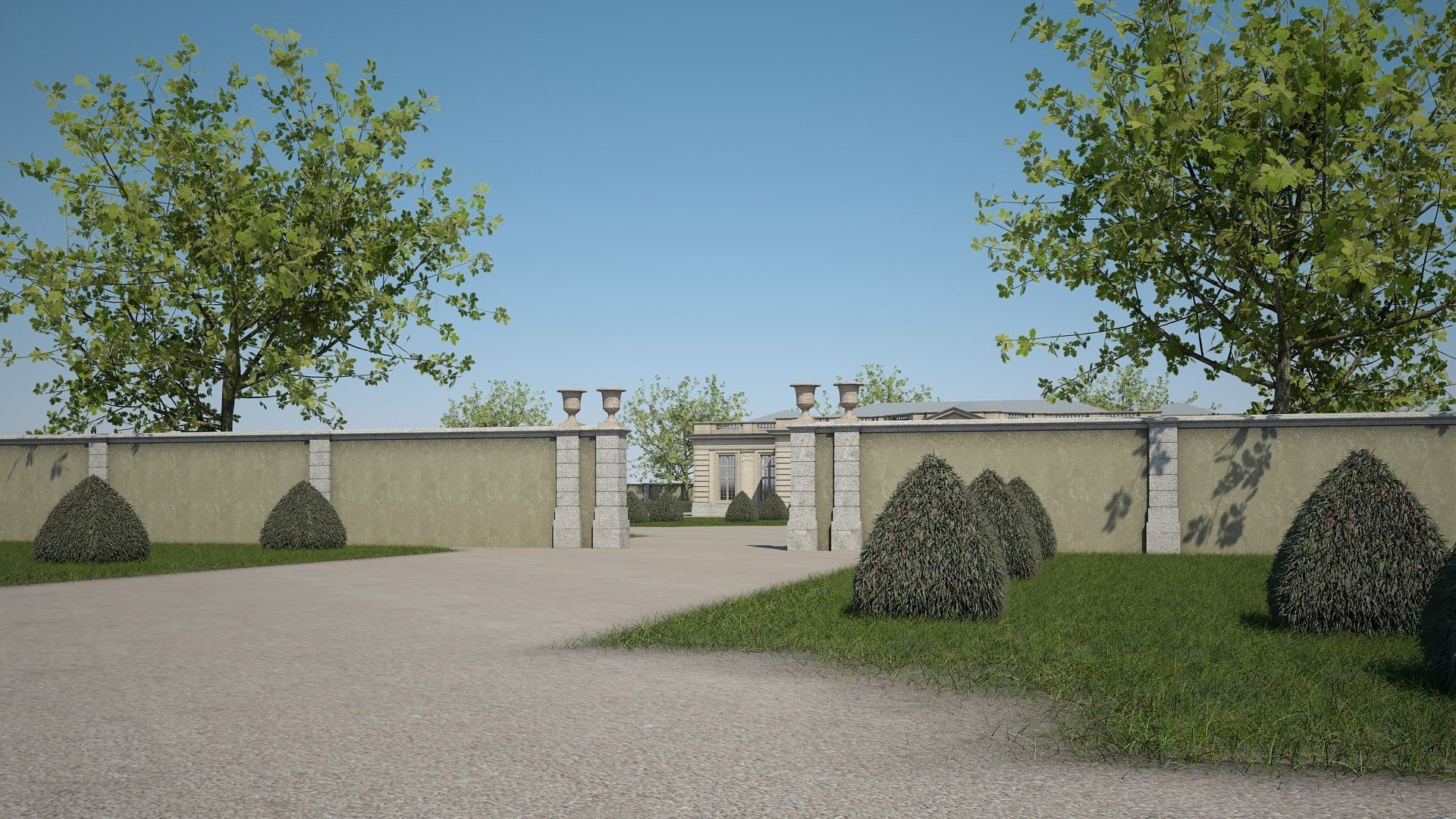 Classical Building IV 3D model_13