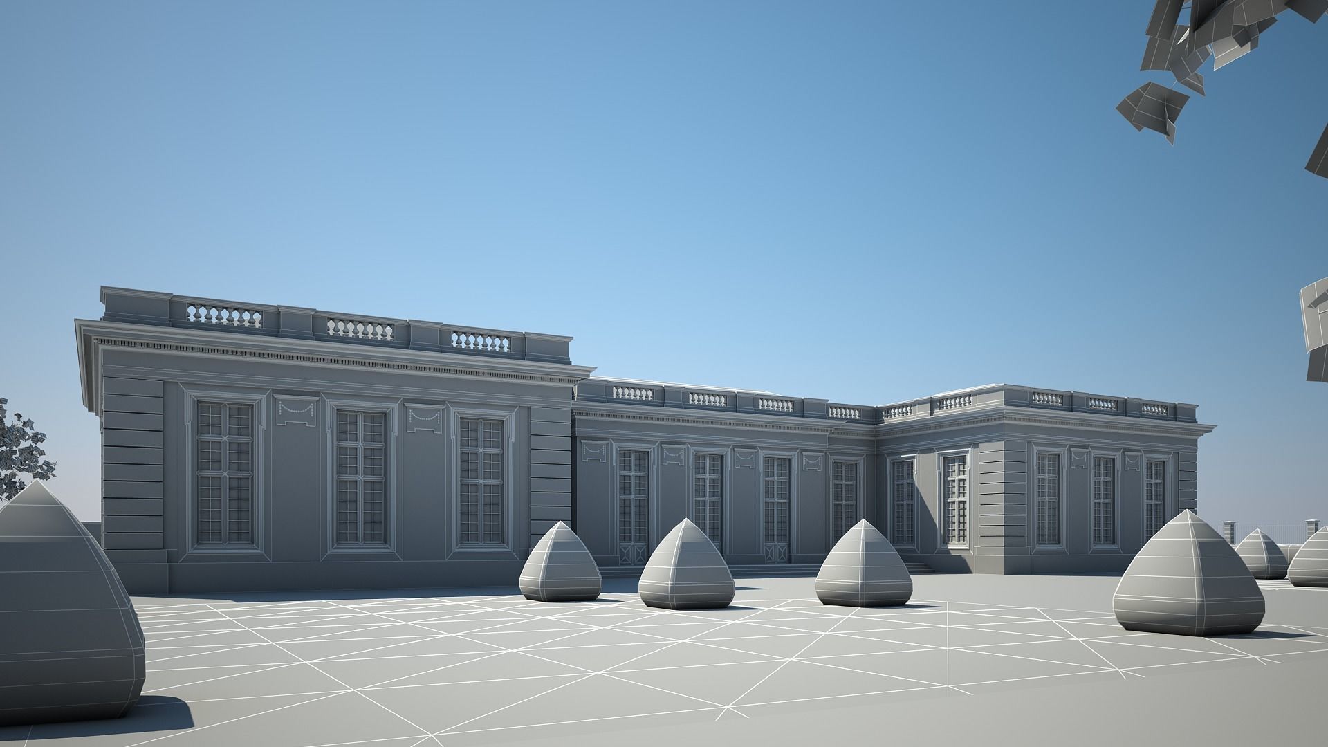 Classical Building IV 3D model_21