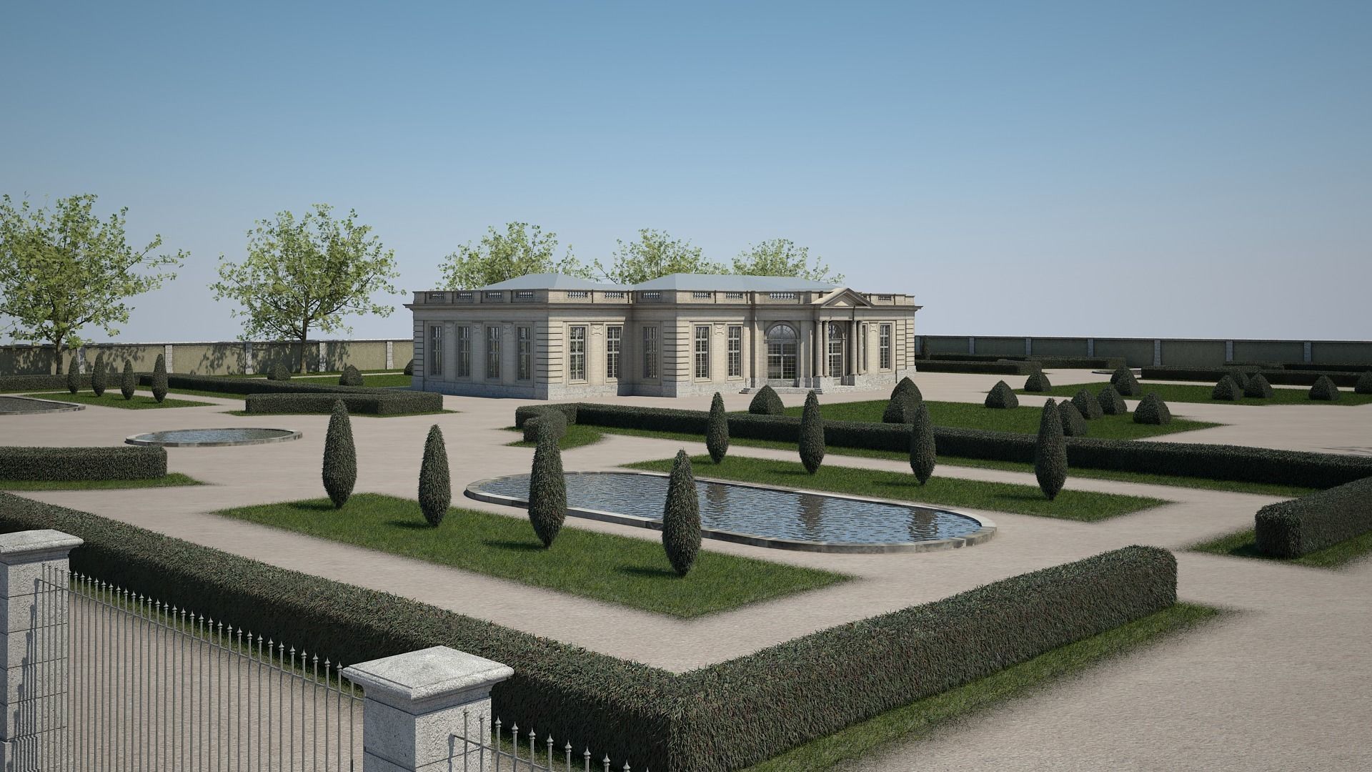 Classical Building IV 3D model_12