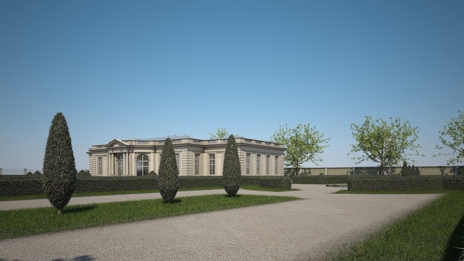 Classical Building IV 3D model_8