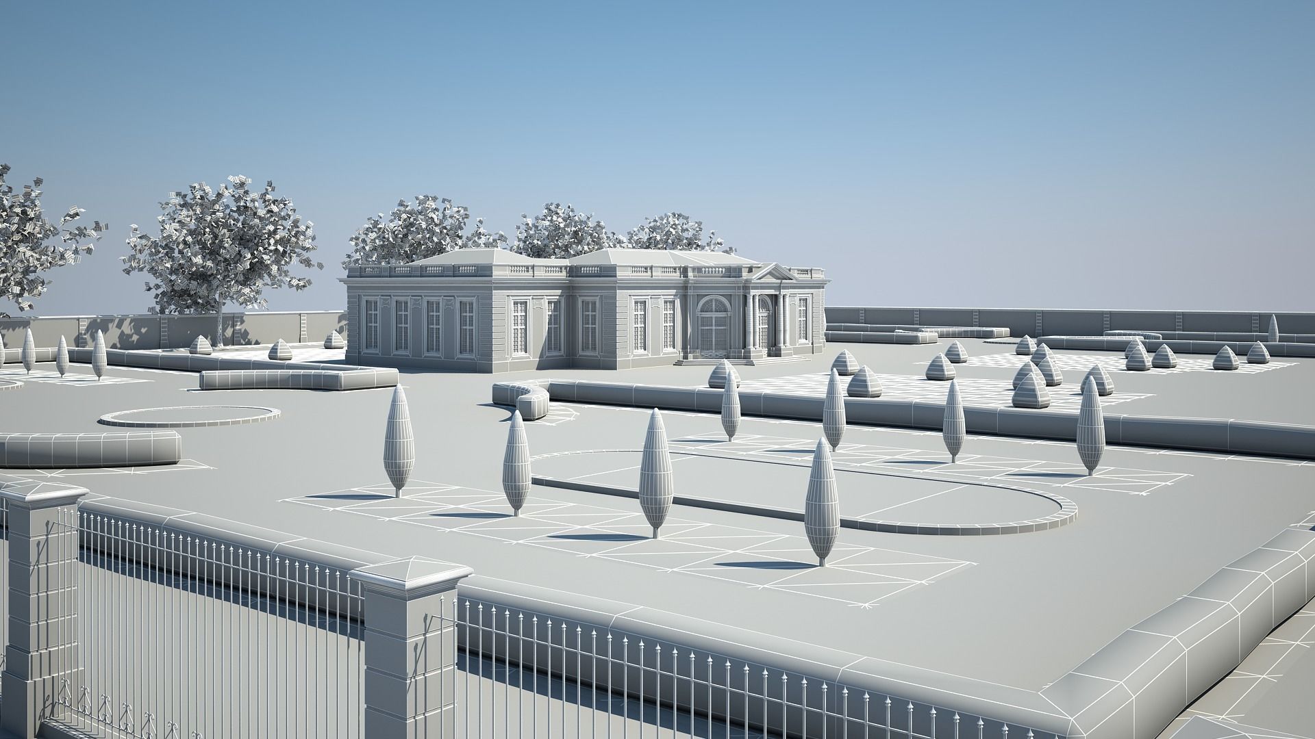 Classical Building IV 3D model_27