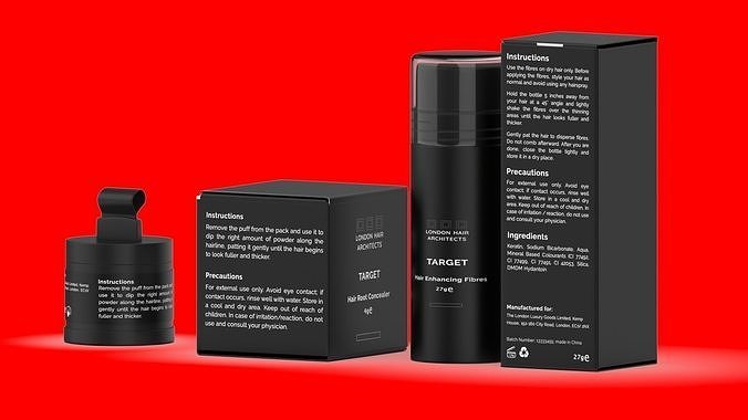 Packaging design for skincare product Low-poly 3D model