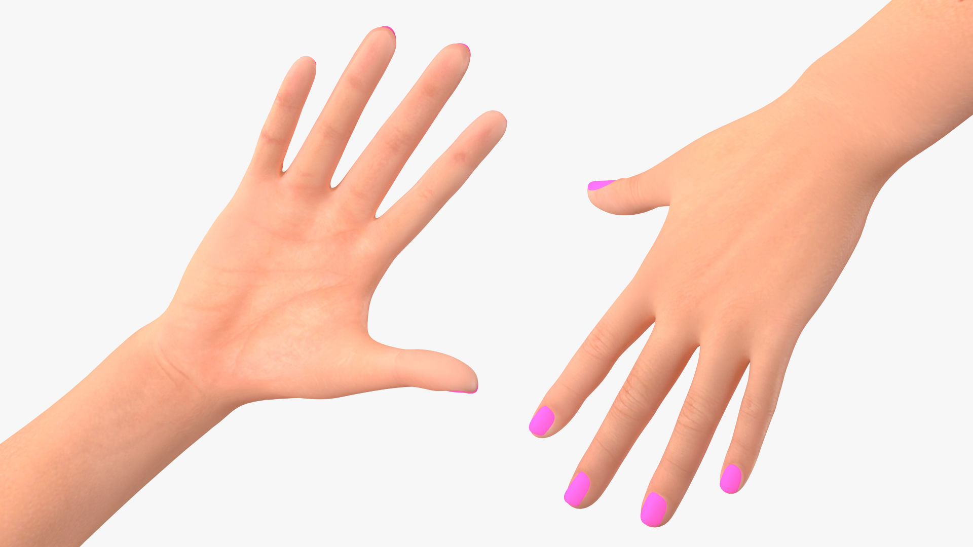 Young Woman Beach Outfits Rigged for Cinema 4D 3D model_29