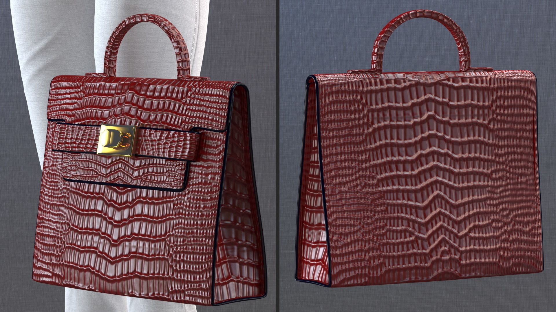 Fashionable Style Teenage Black Girl Rigged for Modo 3D model_21