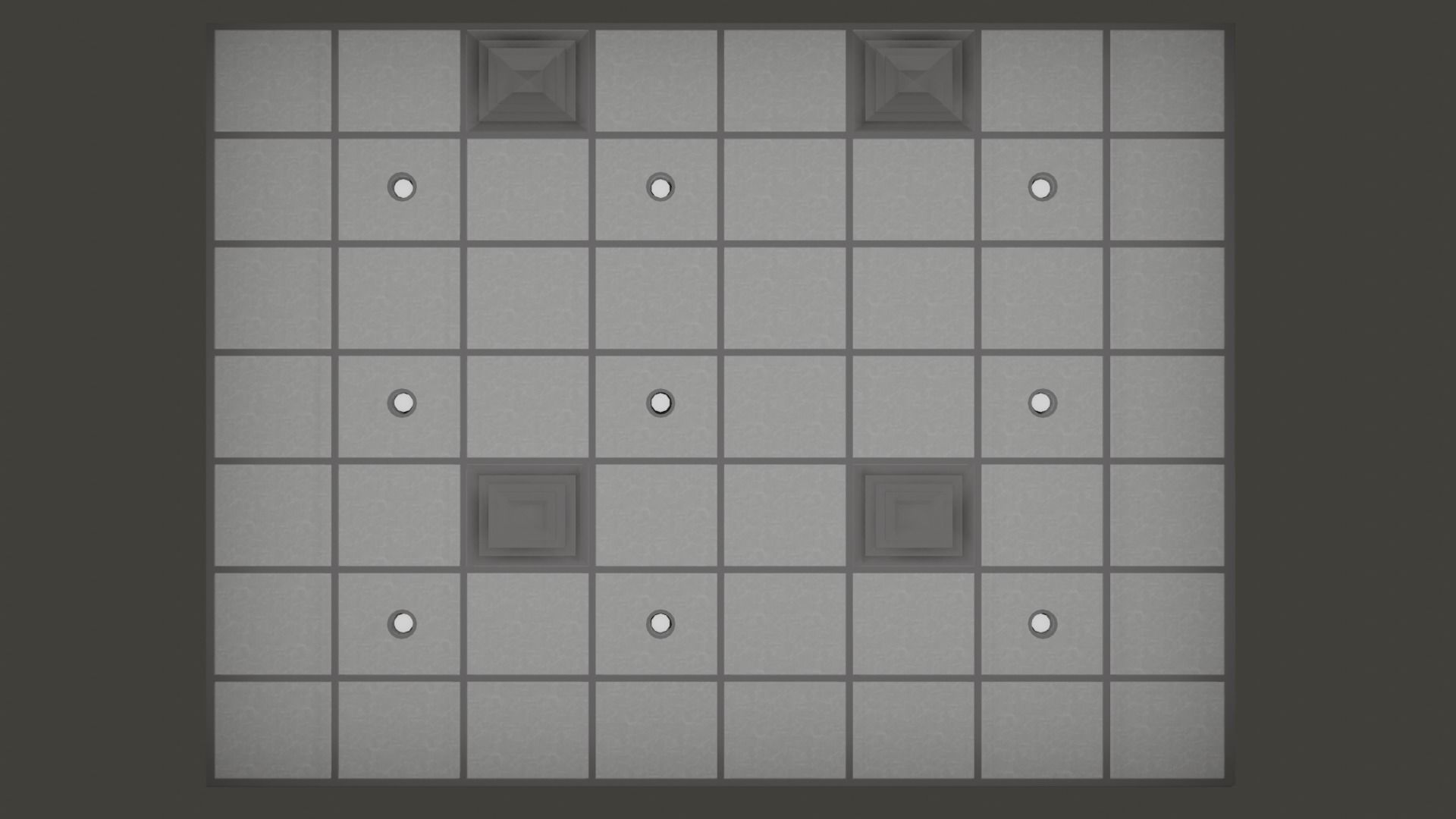 Modern Drop Ceiling 3D low-poly and PBR Model Low-poly 3D model_2