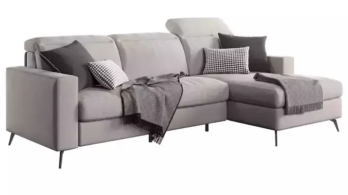 3d model Sofa Christopher Lecomfort PBR