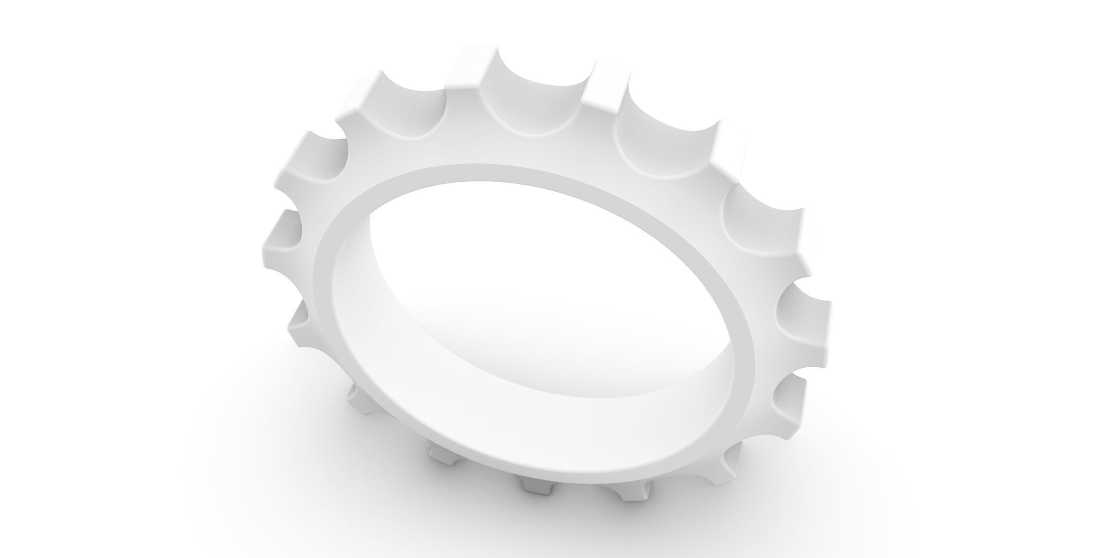 Gear Ring for partners 3D print model_4