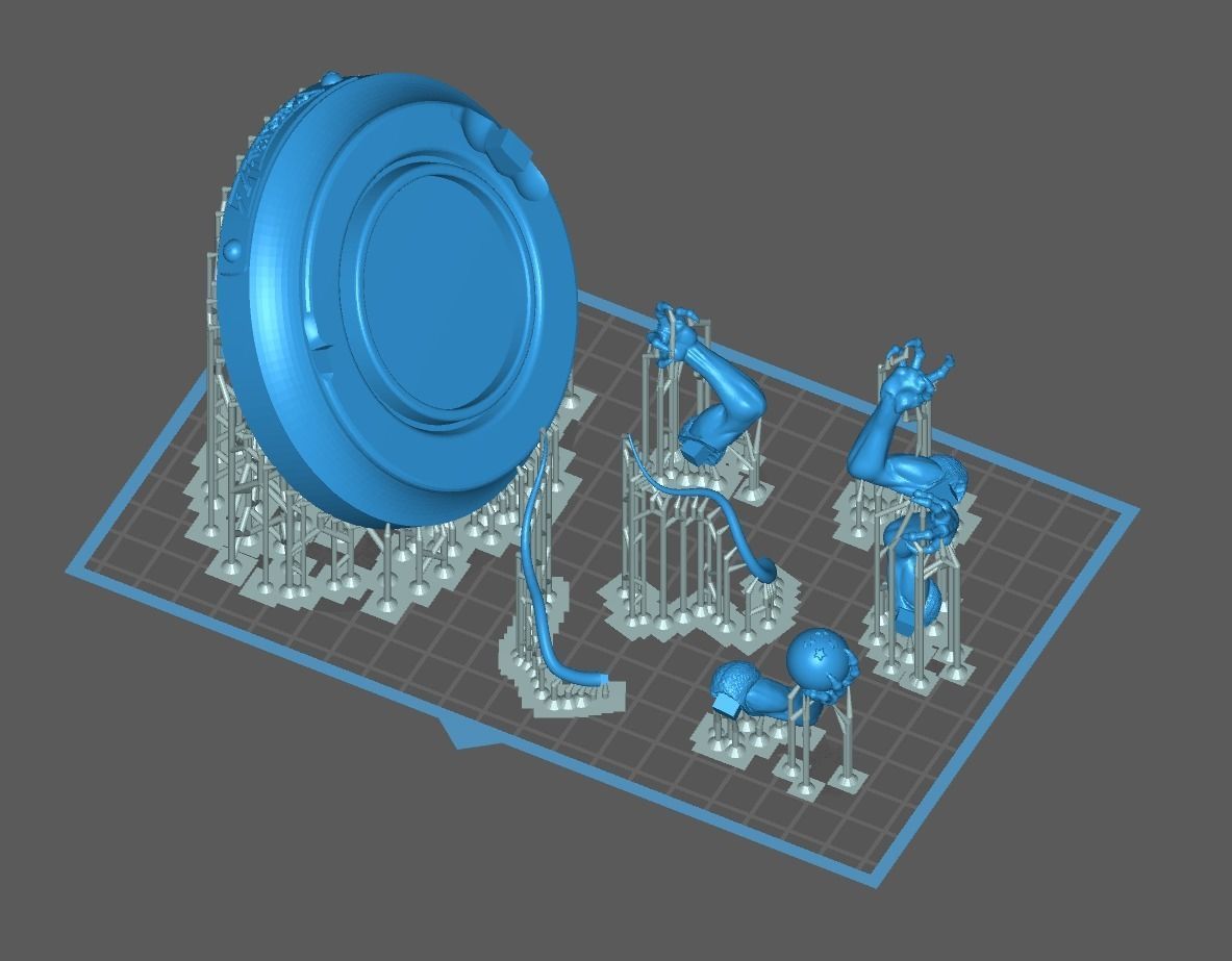 Dragonball Shenron Statue - STL 3d printing file 3D print model 3D print model_33