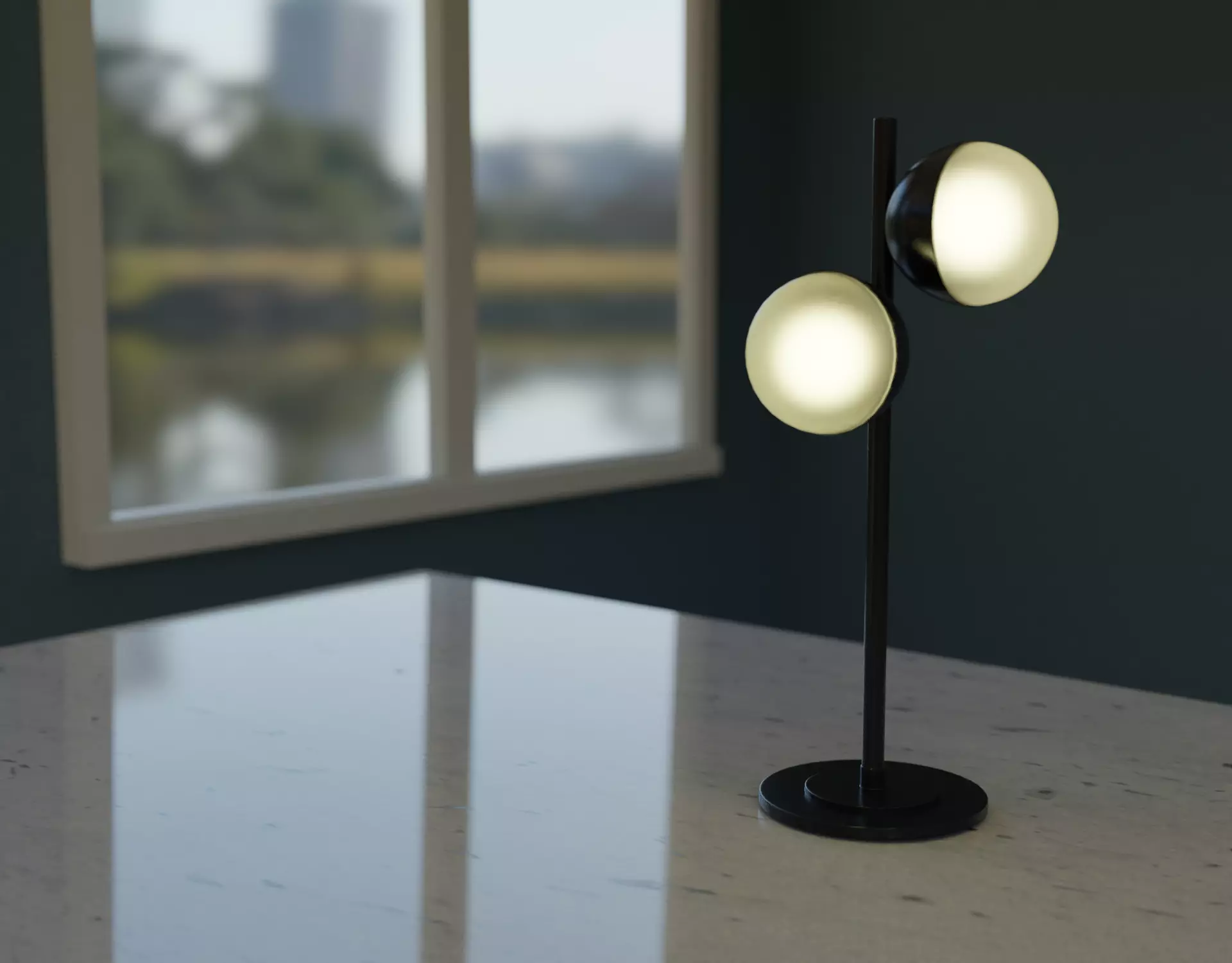deco lamp 3D model_0