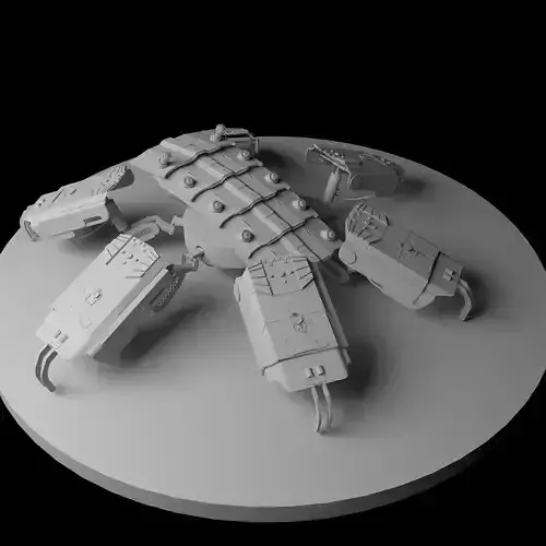 robot crab  3d model 