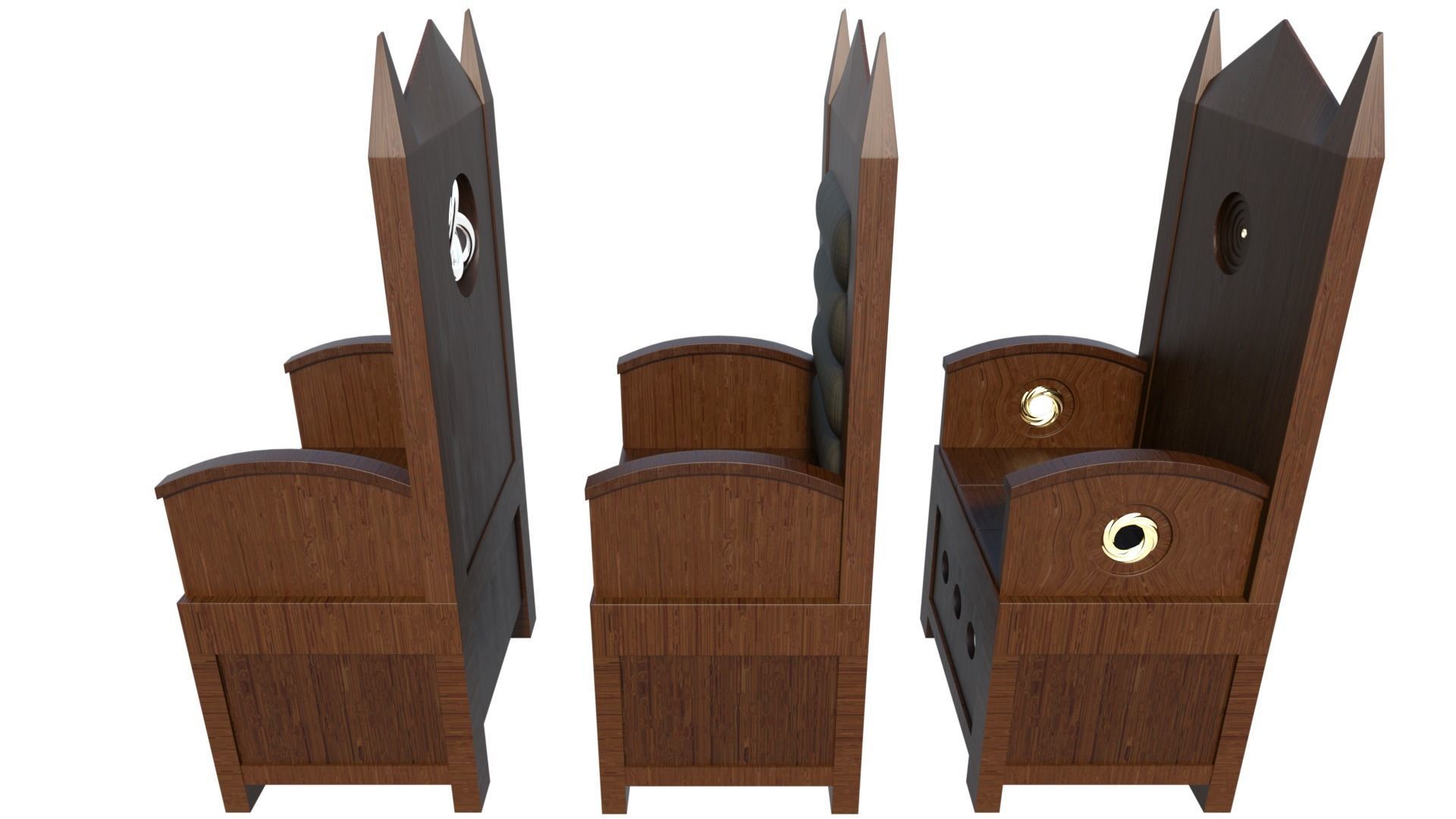 Old Chair Full Set 3D model_15