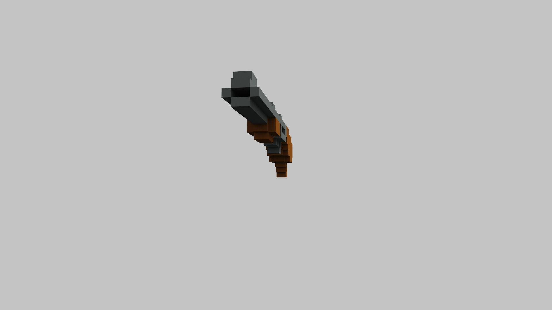 Pump Voxel Low-poly 3D model_7