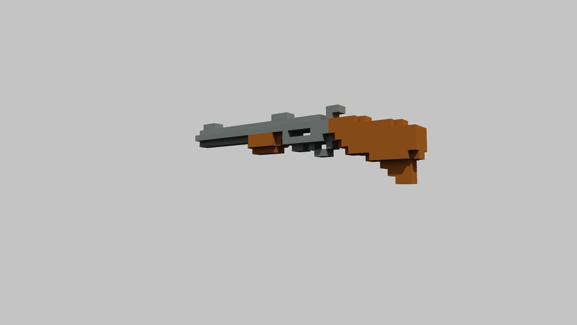 Pump Voxel Low-poly 3D model_17