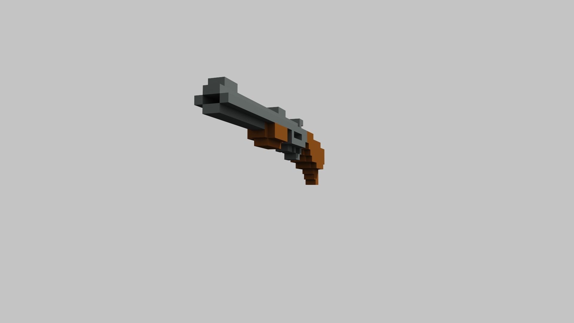 Pump Voxel Low-poly 3D model_8