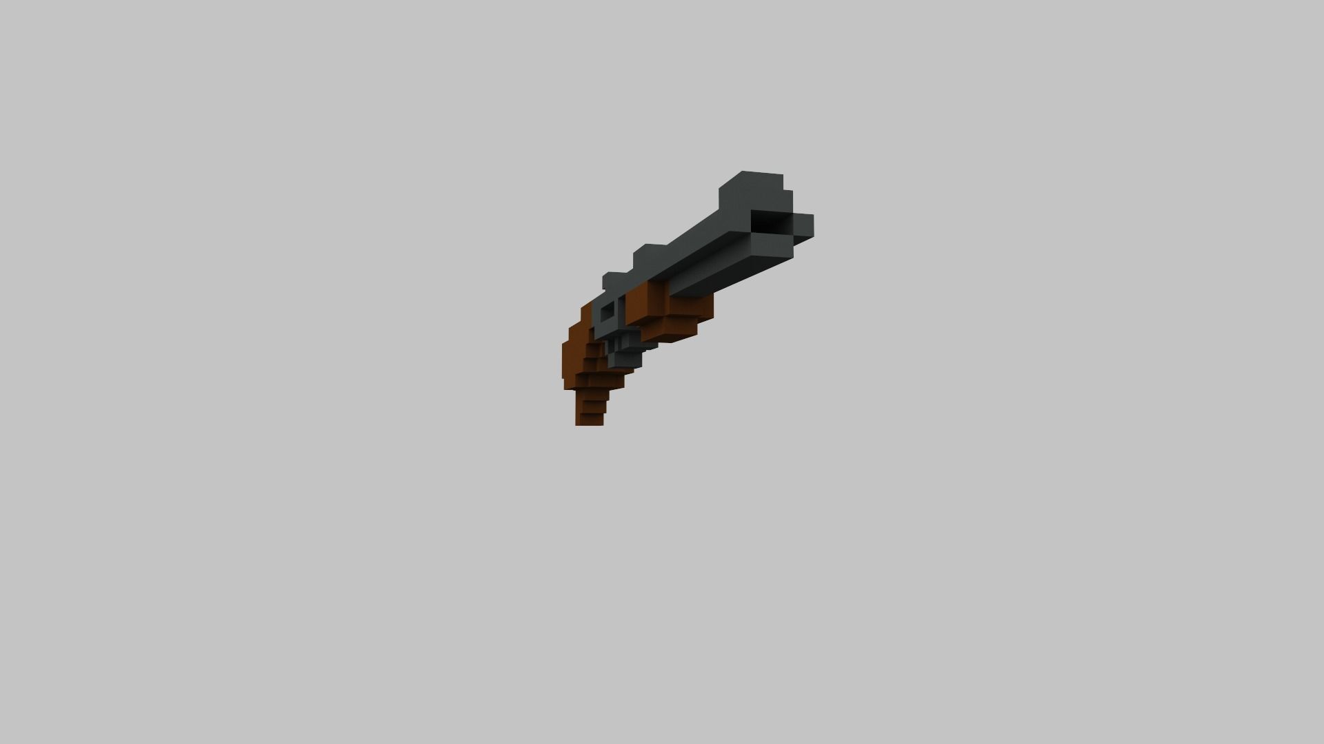 Pump Voxel Low-poly 3D model_5