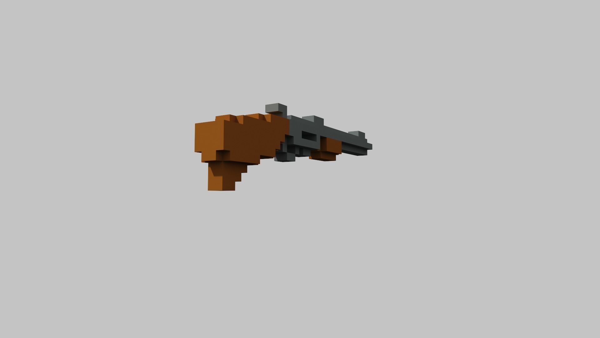Pump Voxel Low-poly 3D model_24