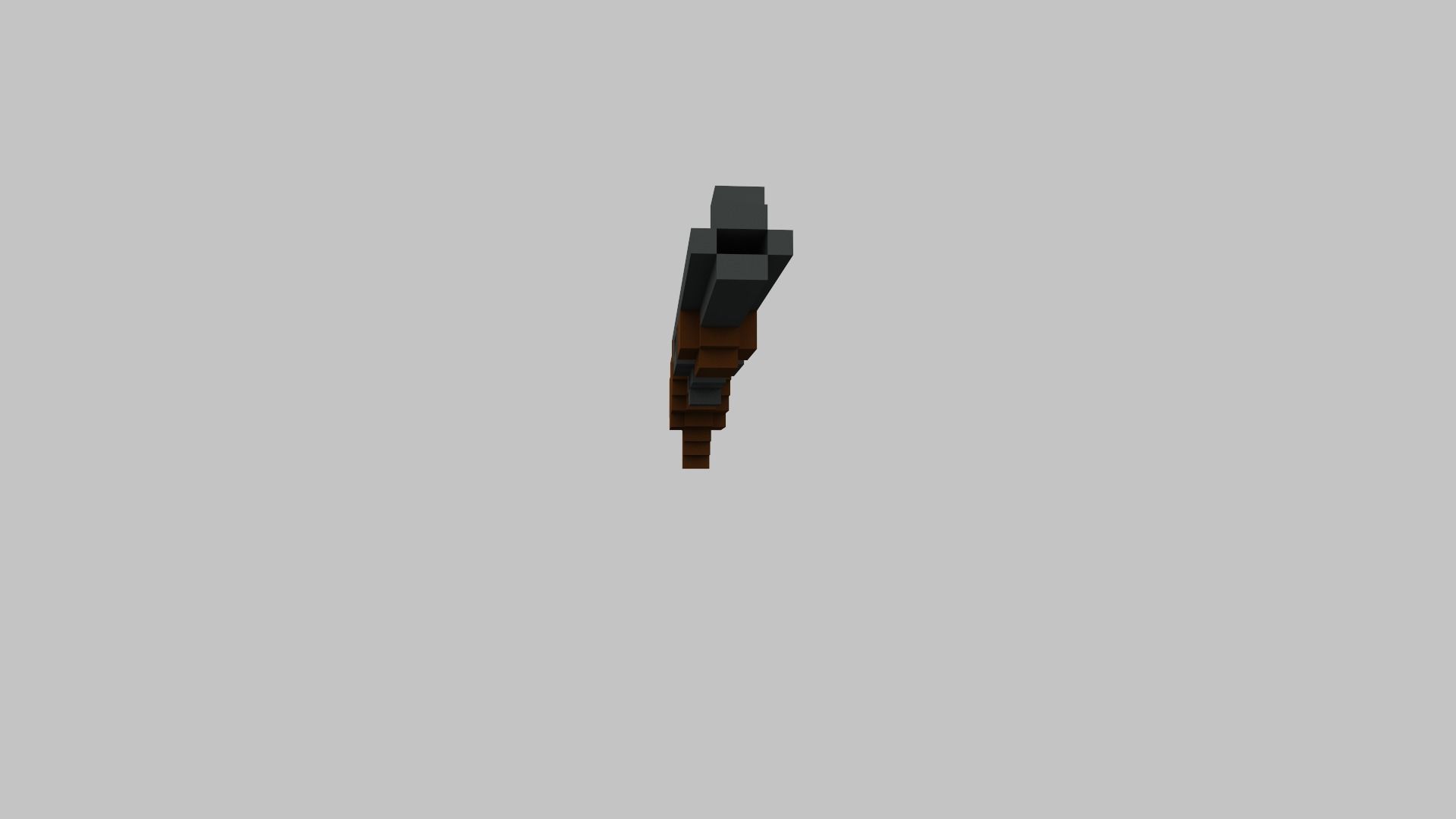 Pump Voxel Low-poly 3D model_6