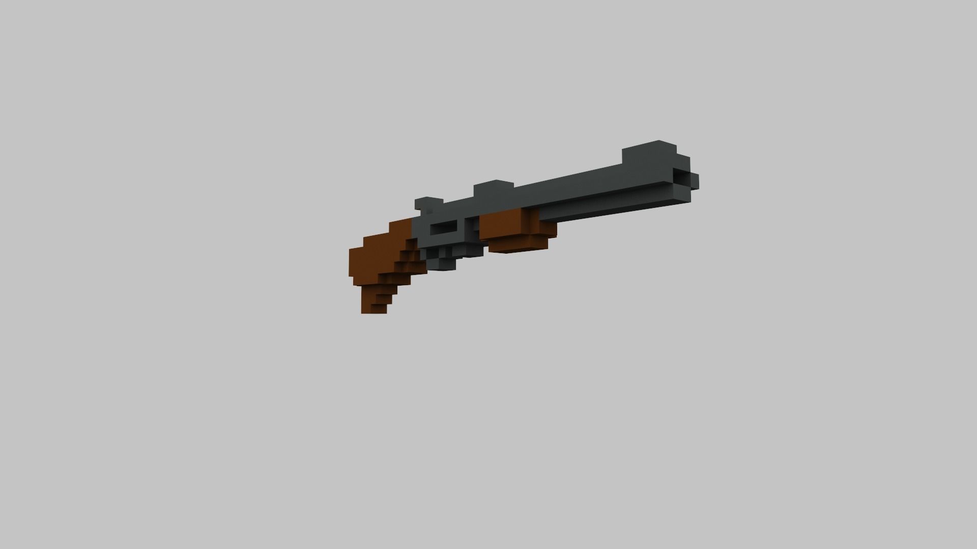 Pump Voxel Low-poly 3D model_3