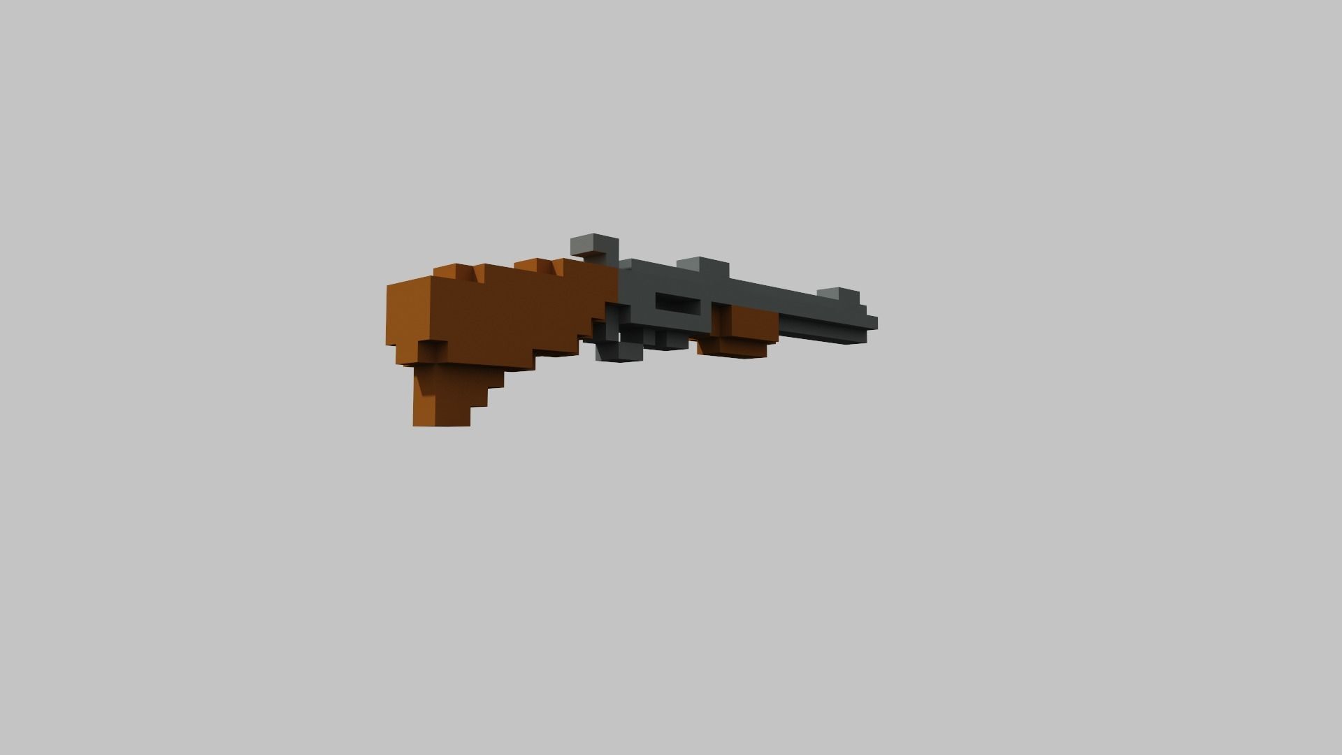 Pump Voxel Low-poly 3D model_25