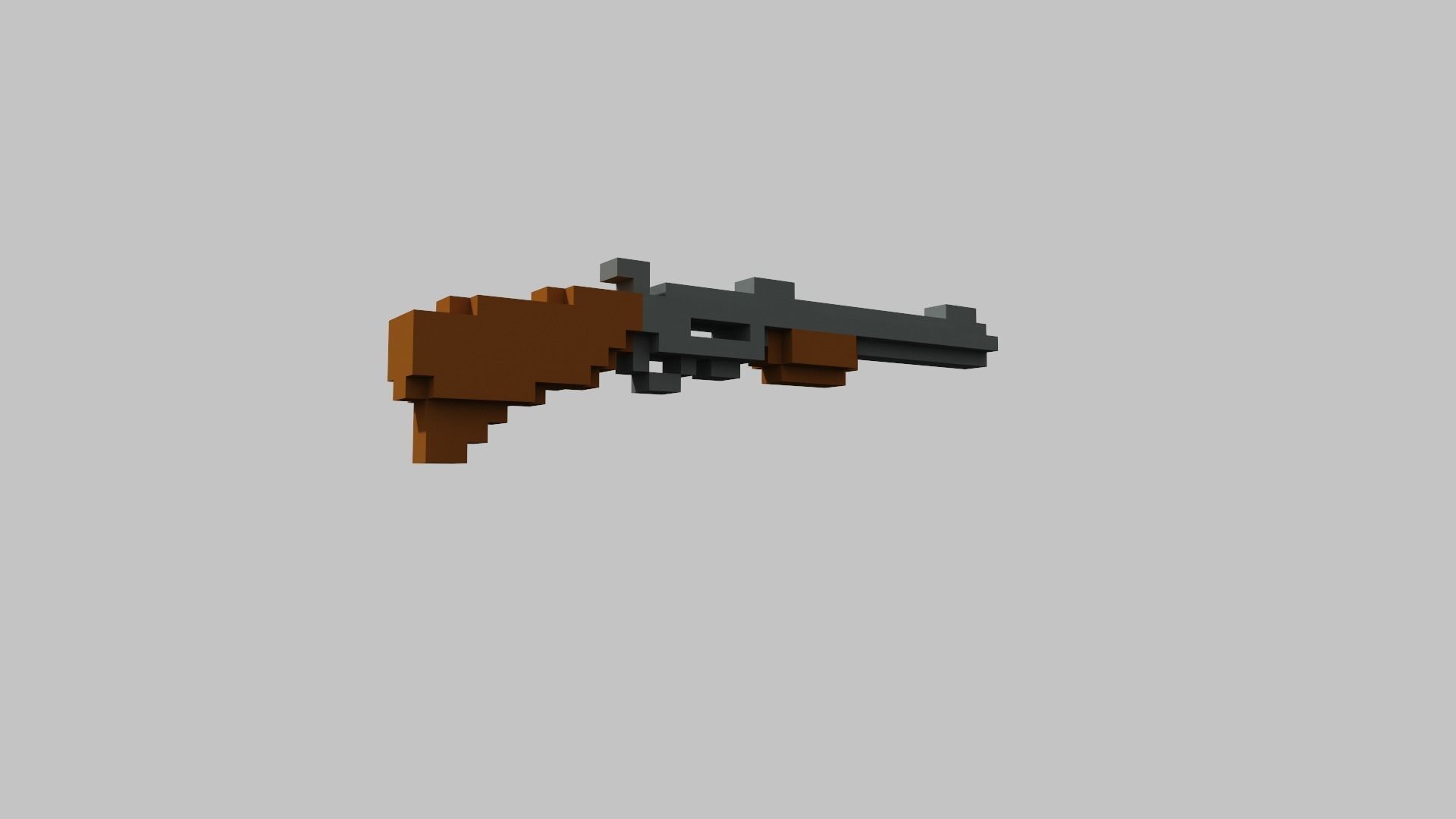 Pump Voxel Low-poly 3D model_26