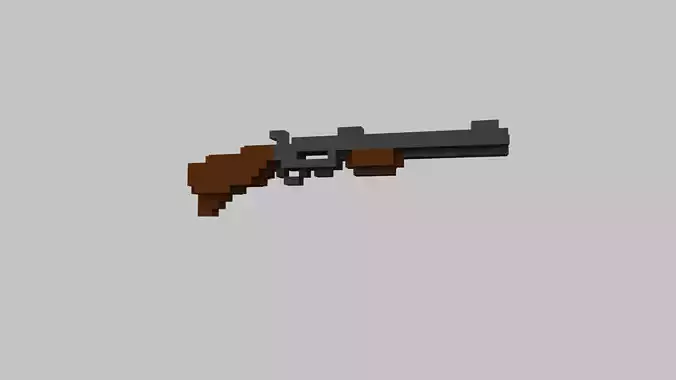 Pump Voxel Low-poly 3D model