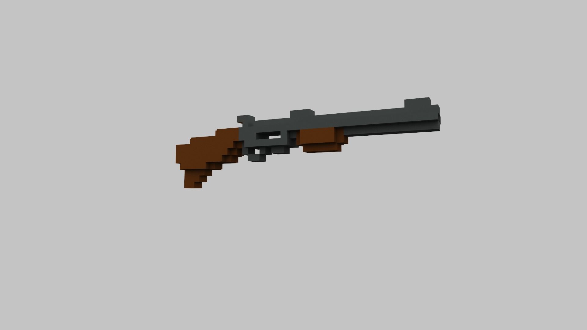 Pump Voxel Low-poly 3D model_1