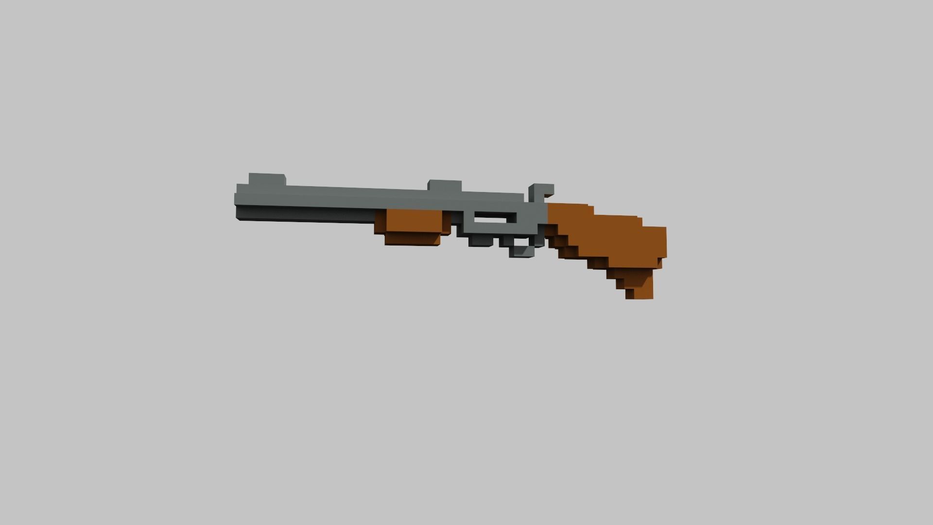 Pump Voxel Low-poly 3D model_13
