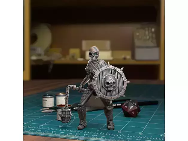 Skeleton Flailman 3D print model