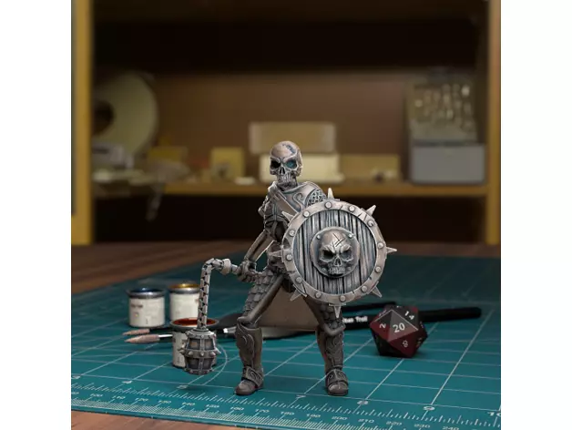 Skeleton Flailman 3D print model
