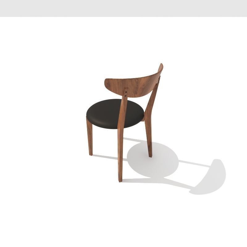 Chair dining 3D model_3