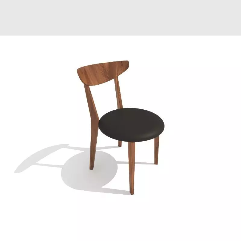 Chair dining 3D model_0