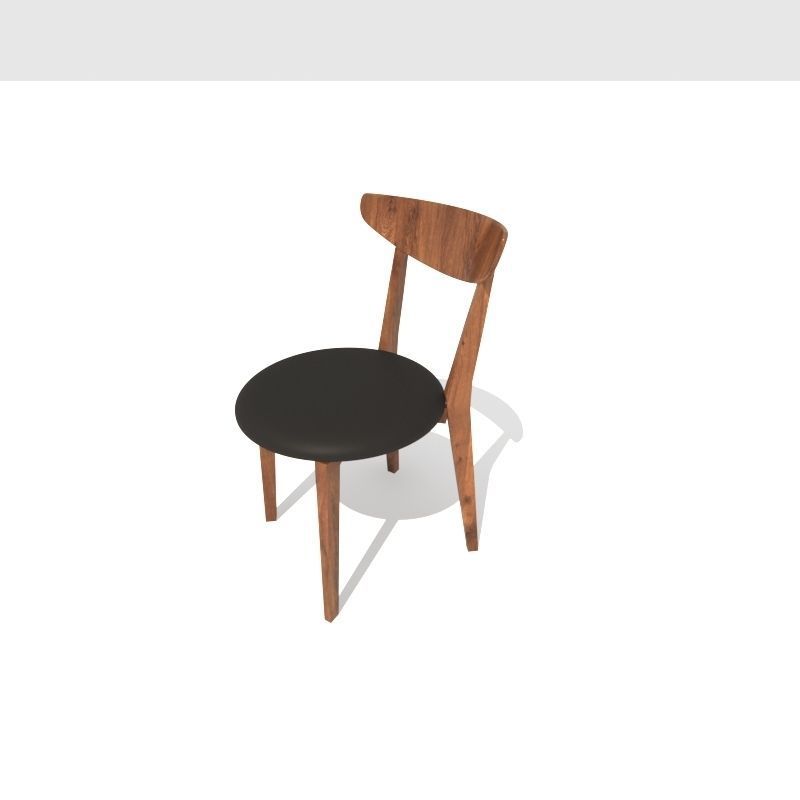 Chair dining 3D model_2