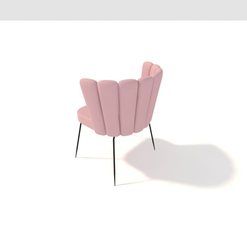 Chair with legs 3D model_3