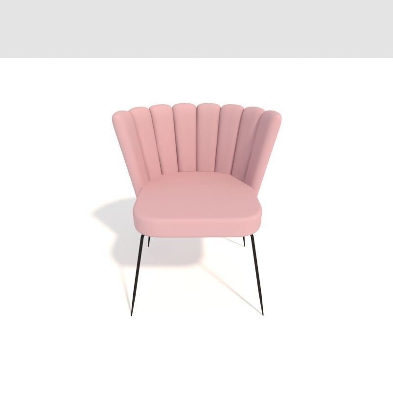 Chair with legs 3D model_1