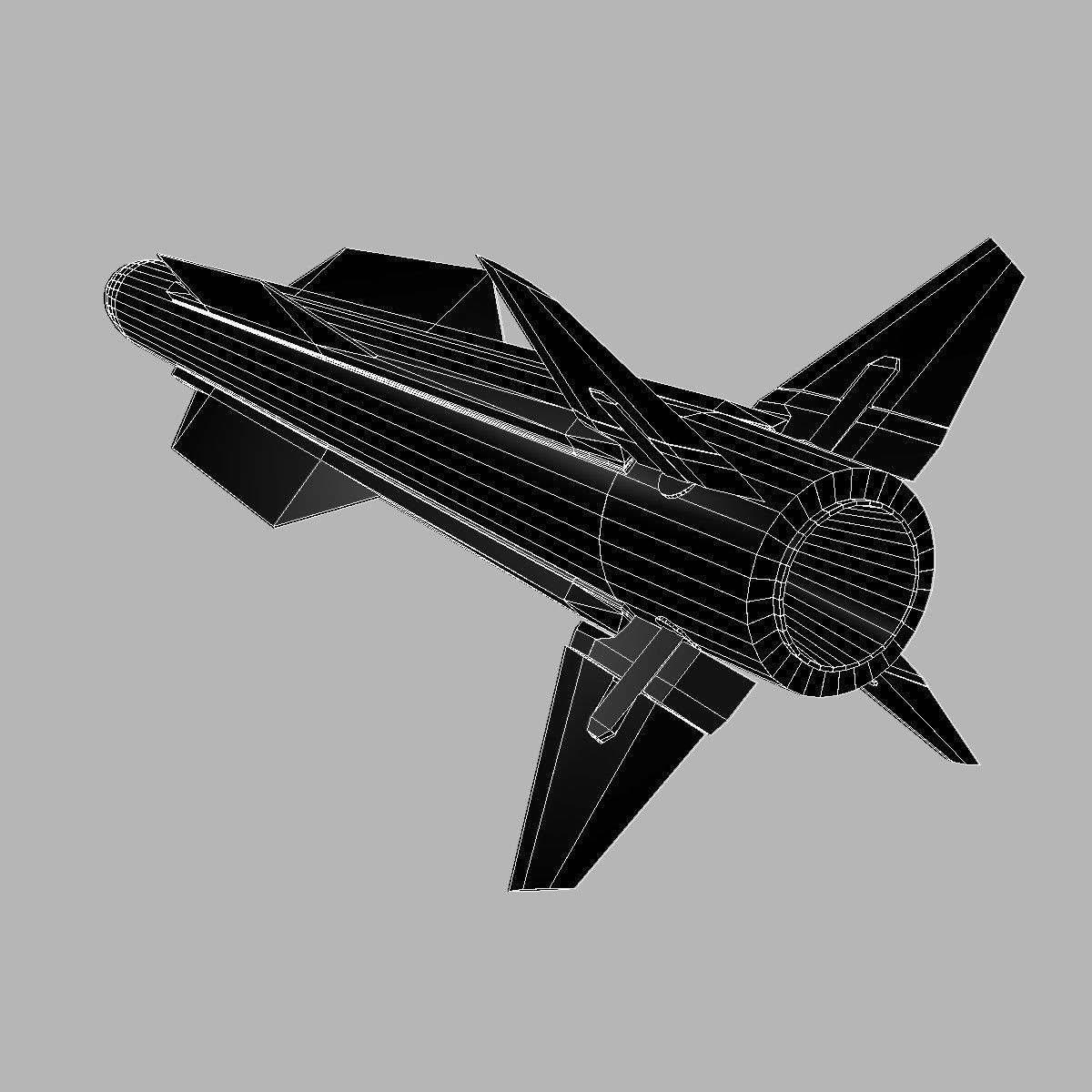 SM-2 Blk IIIA Missile 3D model_9