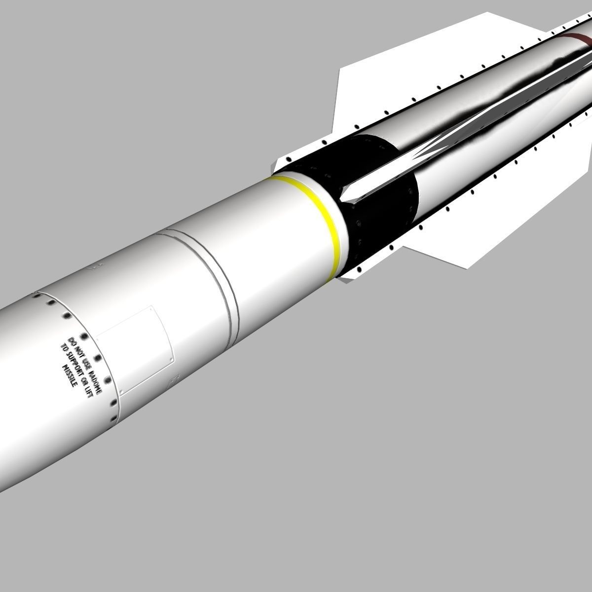 SM-2 Blk IIIA Missile 3D model_2