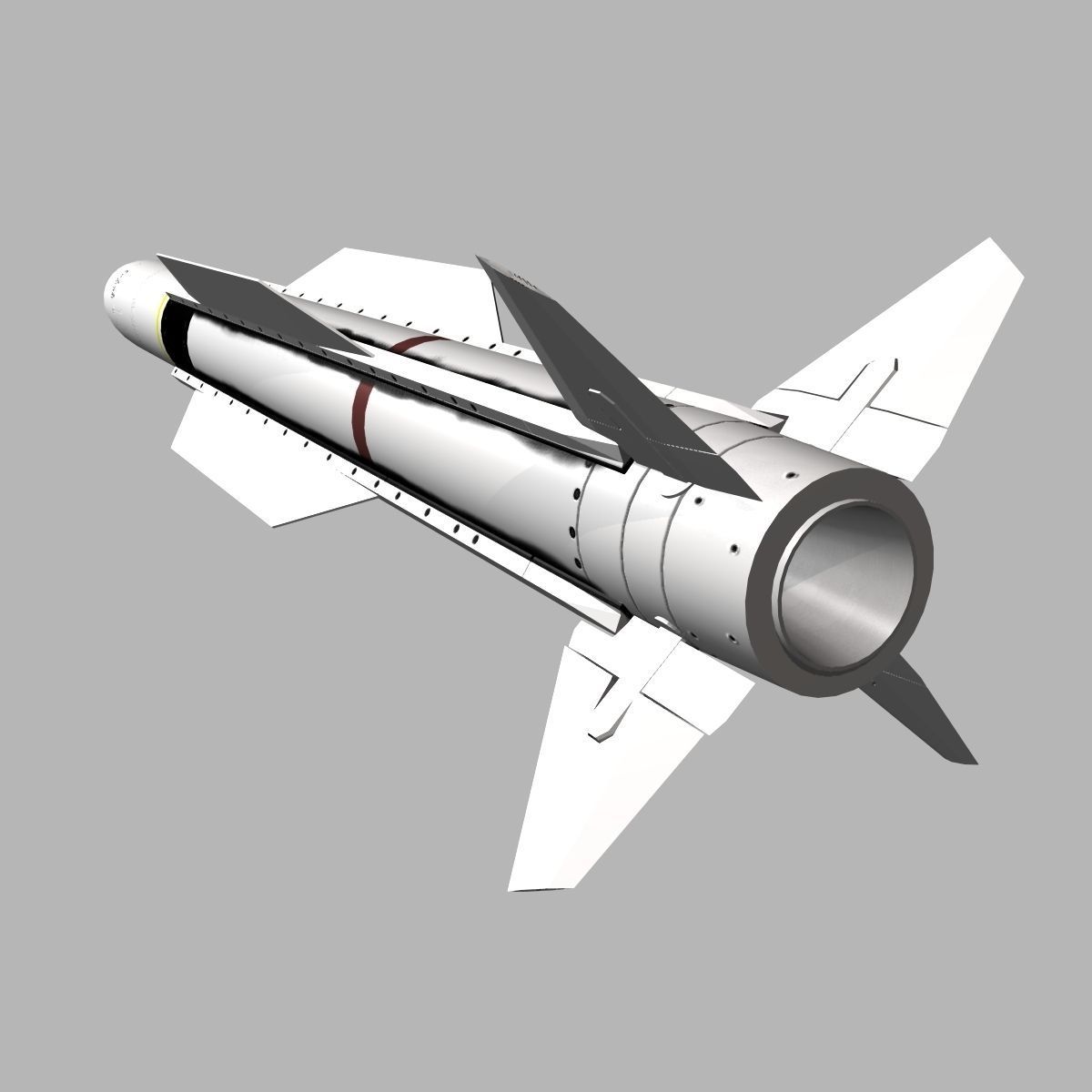 SM-2 Blk IIIA Missile 3D model_3