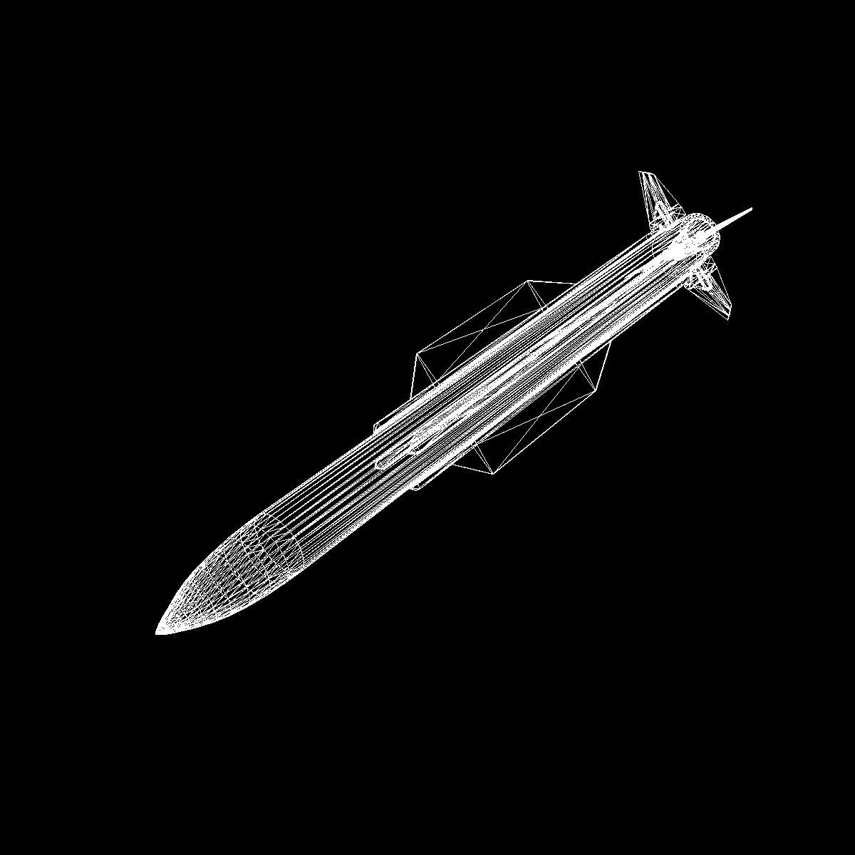 SM-2 Blk IIIA Missile 3D model_10