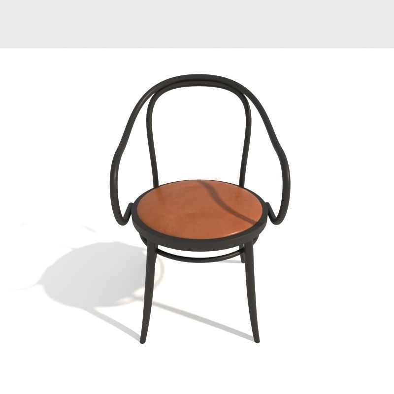 Chair with seat 3D model_1