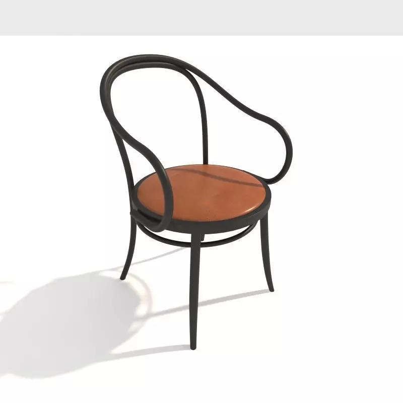 Chair with seat 3D model_0