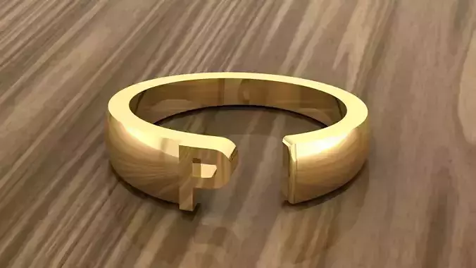Alphabet Ring P