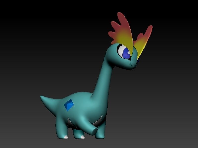 Pokemon amaura 3D print model_4